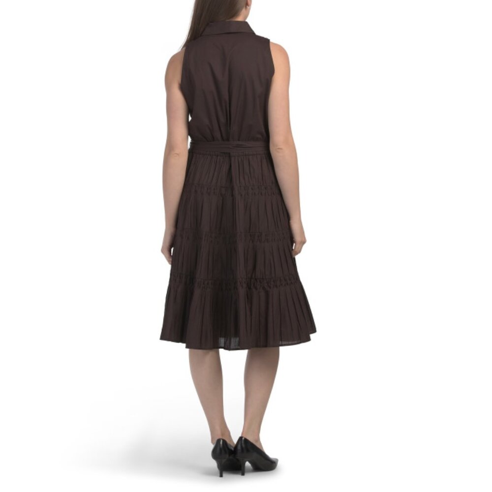 ANNE KLEIN Java Button Down Shirt Dress - image 2